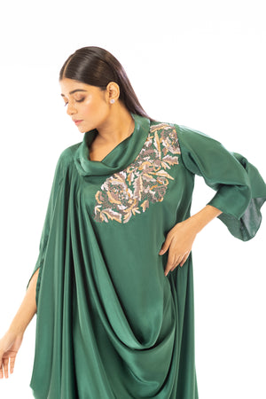 Cowl Neck Dress
