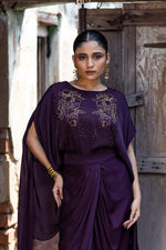 Spiral Embroidered Skirt Set