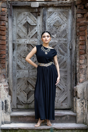 Sleeveless Skirt set