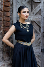 Sleeveless Skirt set