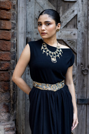 Sleeveless Skirt set