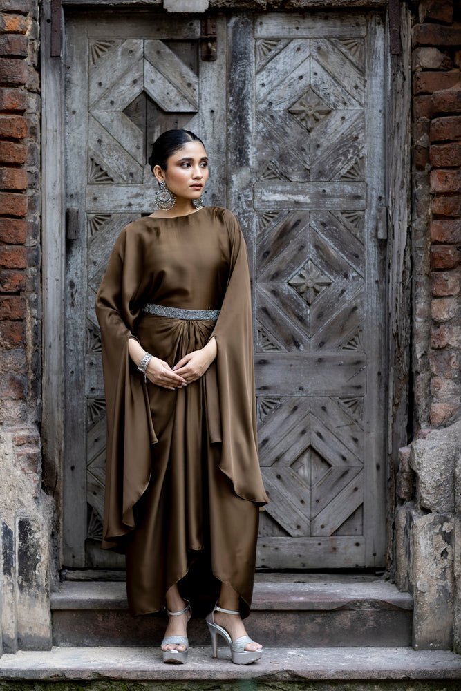Belted Skirt Set