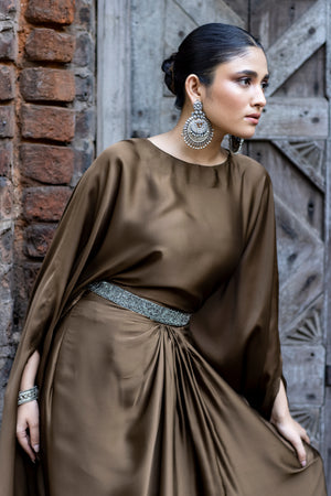 Belted Skirt Set