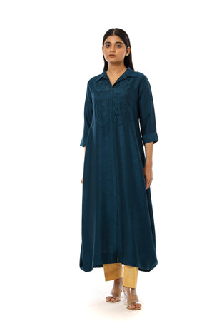 Shirt-styled Long Kurta