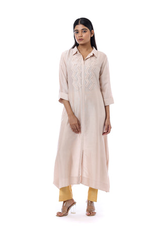 Shirt-styled Long Kurta