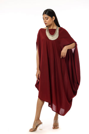 Off-Shoulder Tunic Long
