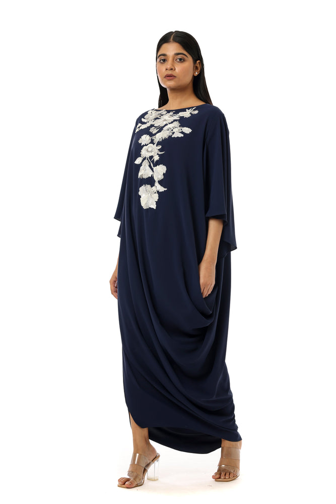 Asymmetric Drape Dress