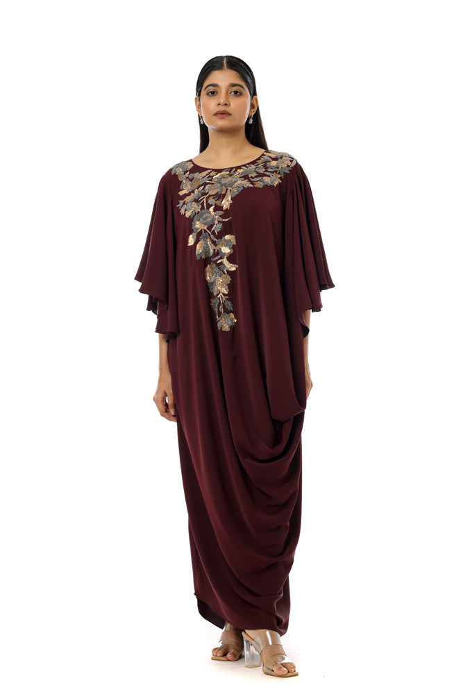 Asymmetric Drape Dress