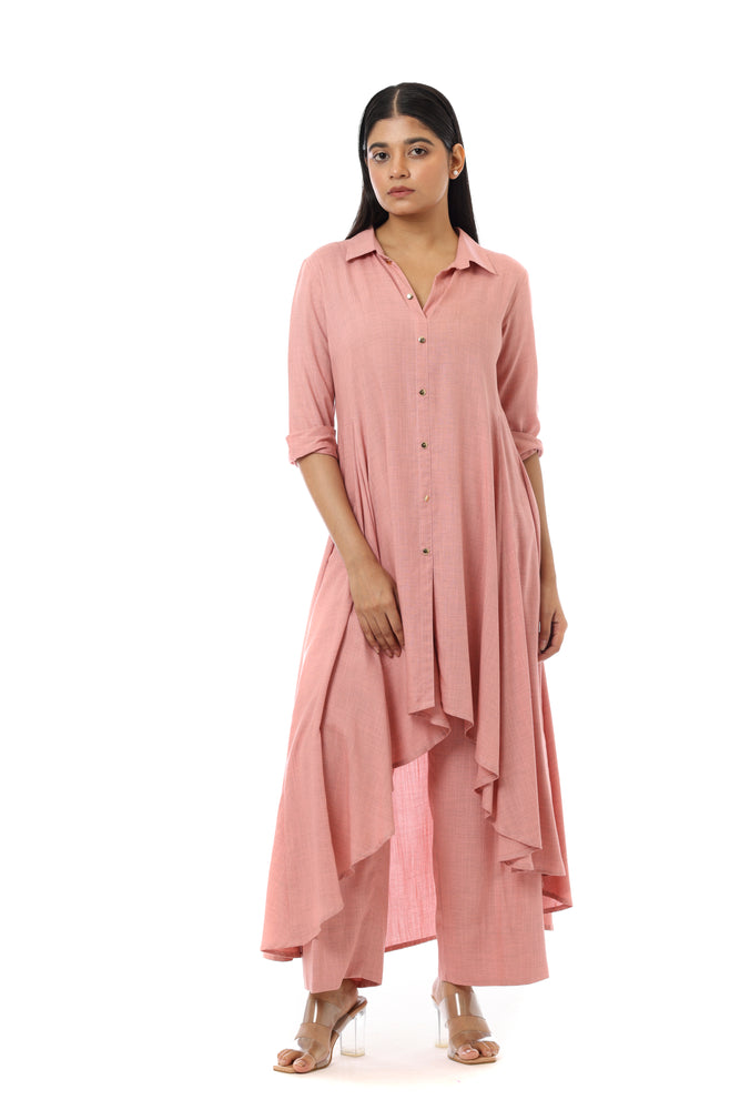 Asymmetric Shirt Style Set