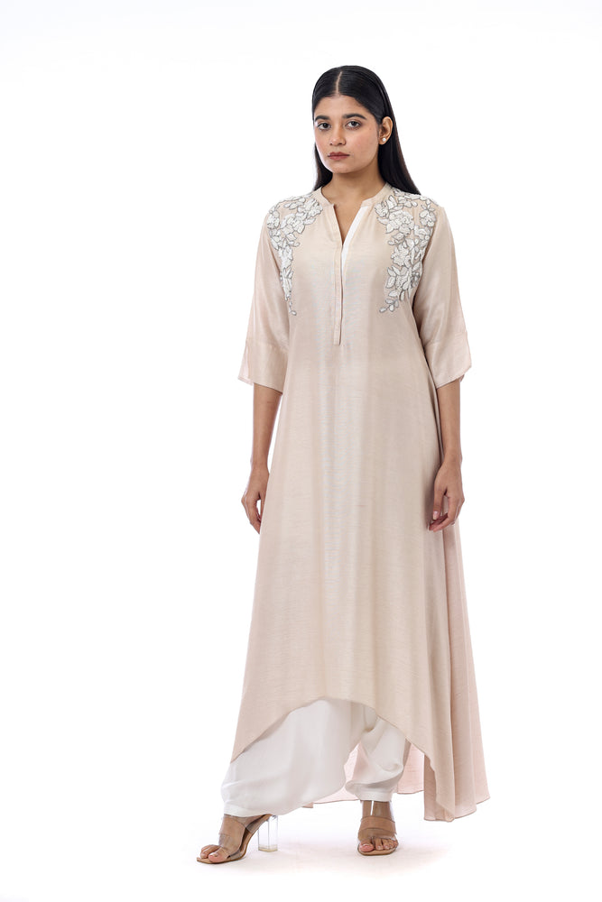 Yolk Embroidered Kurta