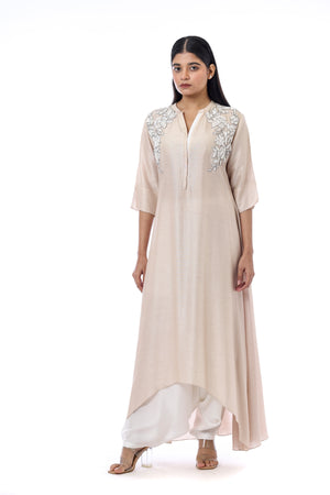 Yolk Embroidered Kurta