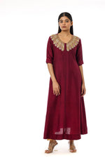 Feather Embroidered Kurta