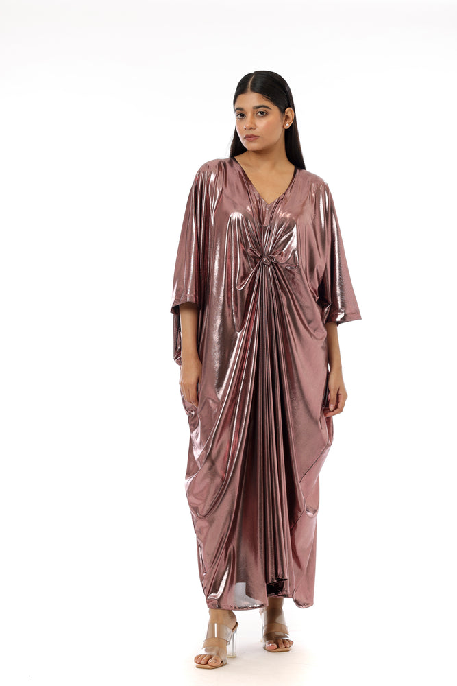 Metallic Knot Dress