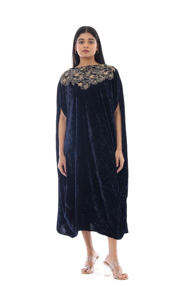 Velvet Embroidered Drape