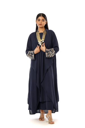 Double Layer Embroidered  Jacket