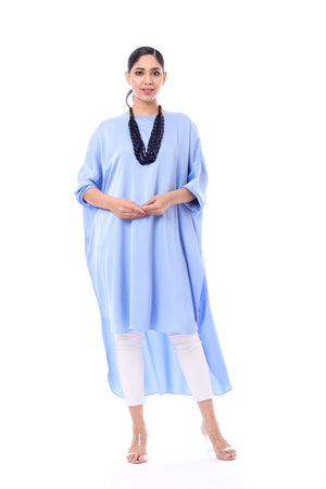 Oversized Fitted-Sleeve Dress