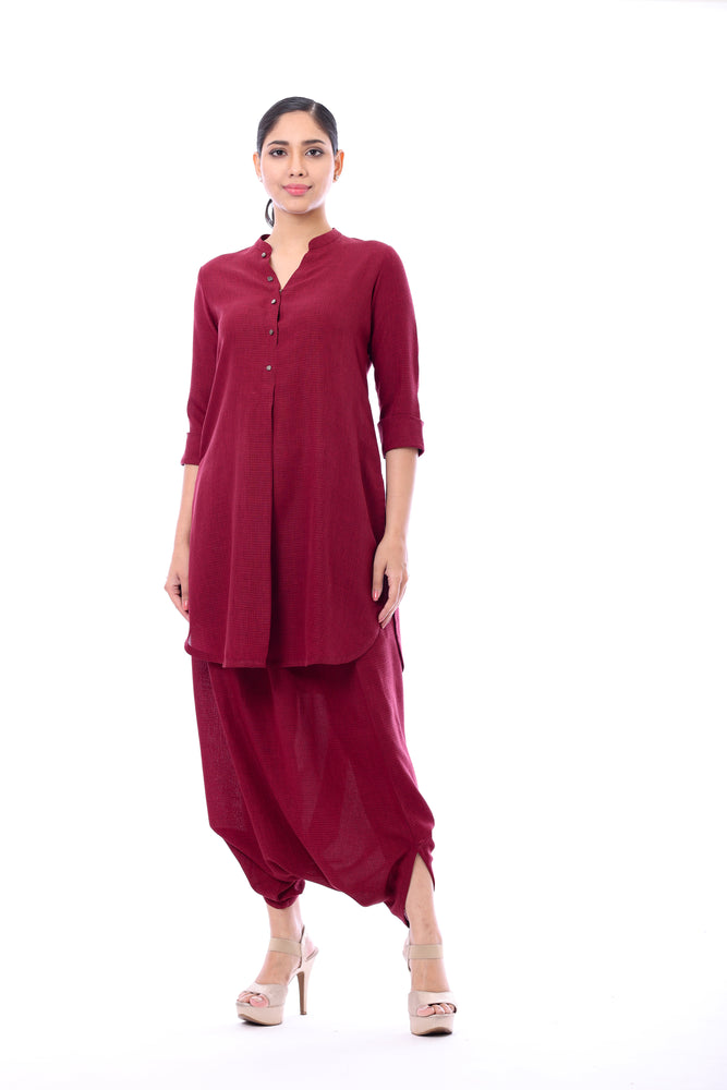 Long Crotch Dhoti Set