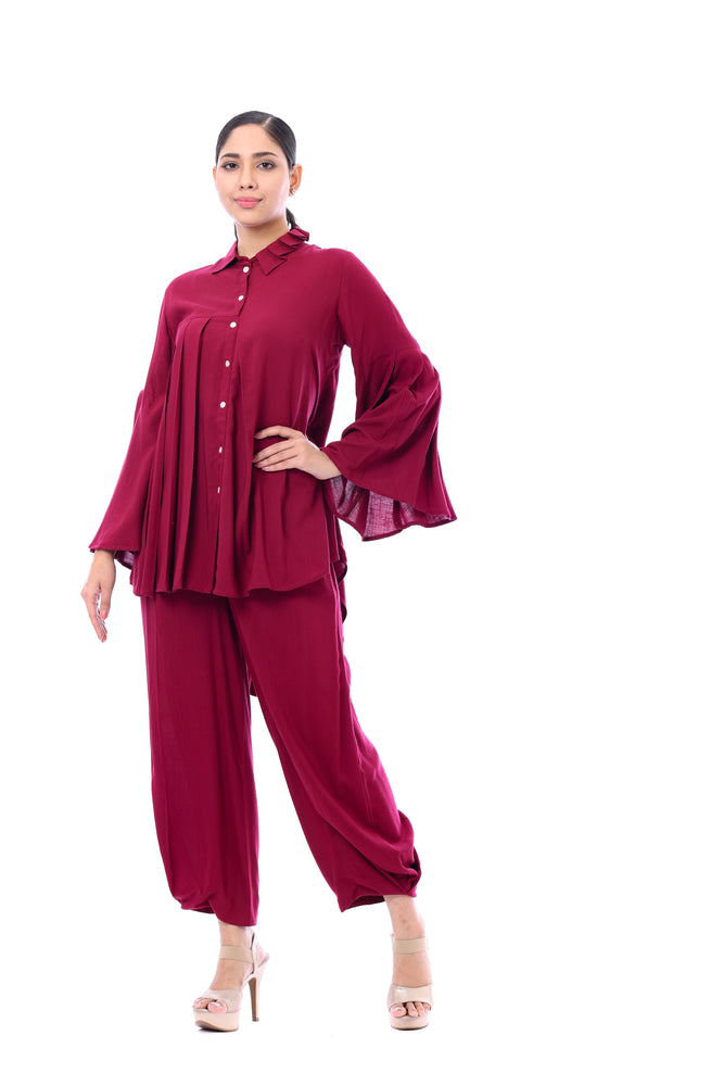 Pleated Styled co-ord Set