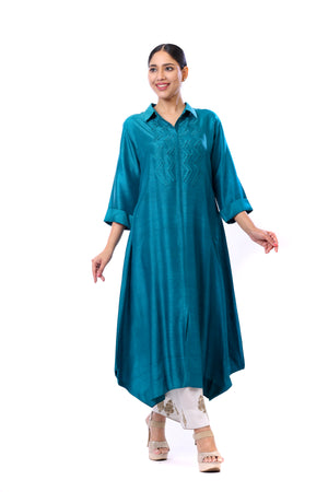 Shirt-styled Long Kurta