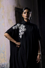 Front Cowl Embroidered Drape