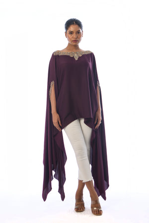 Zari Embroidered Cape