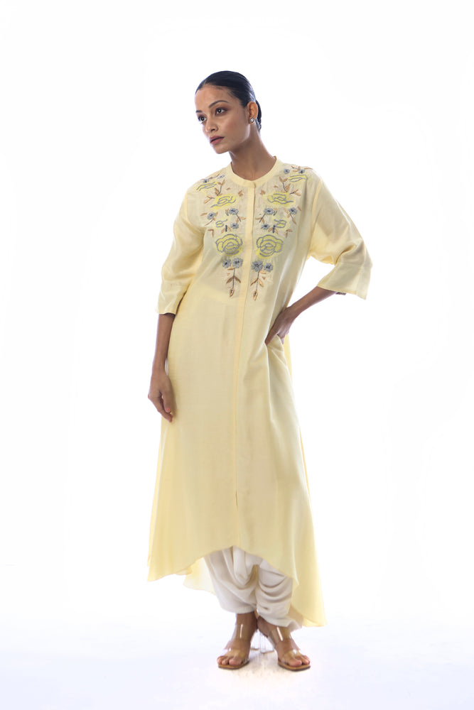 Floral Embroidered Kurta