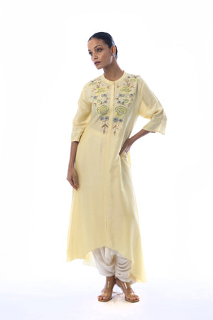 Floral Embroidered Kurta