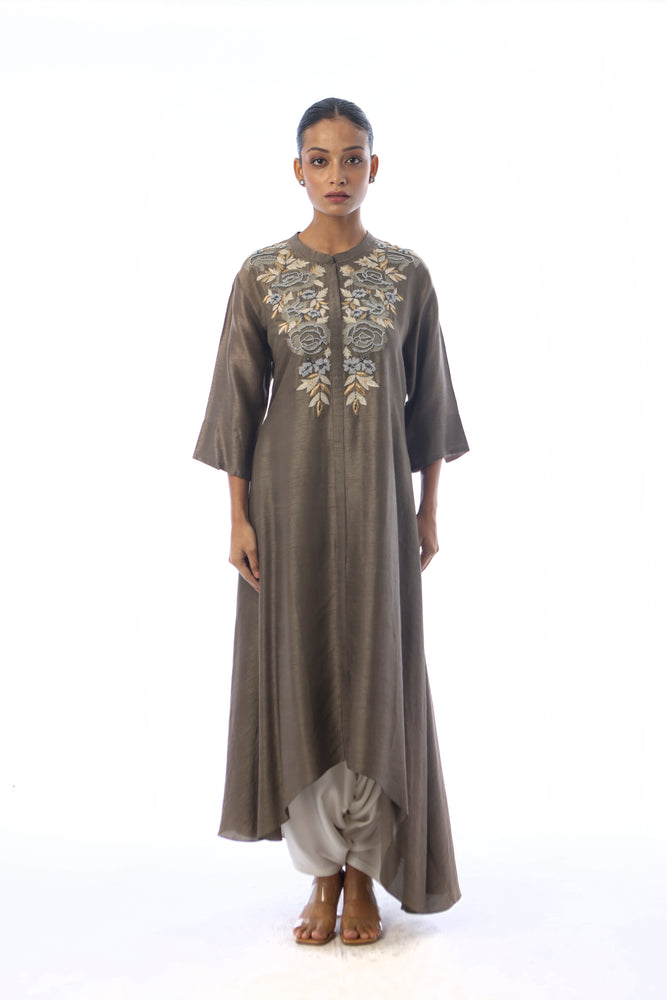 Floral Embroidered Kurta