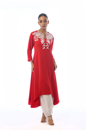 Floral Embroidered Tunic