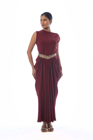 Sleeveless Skirt set