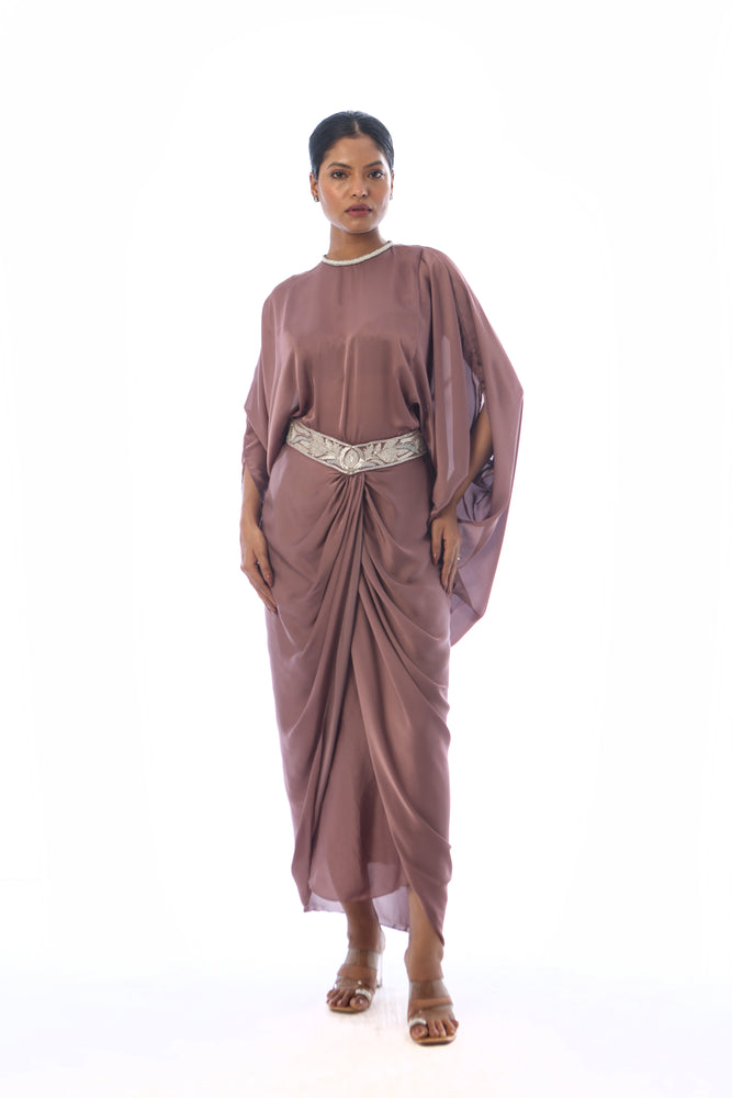 Drape Skirt Set