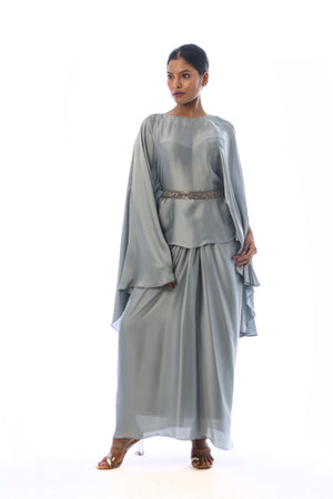 Belted Skirt Set