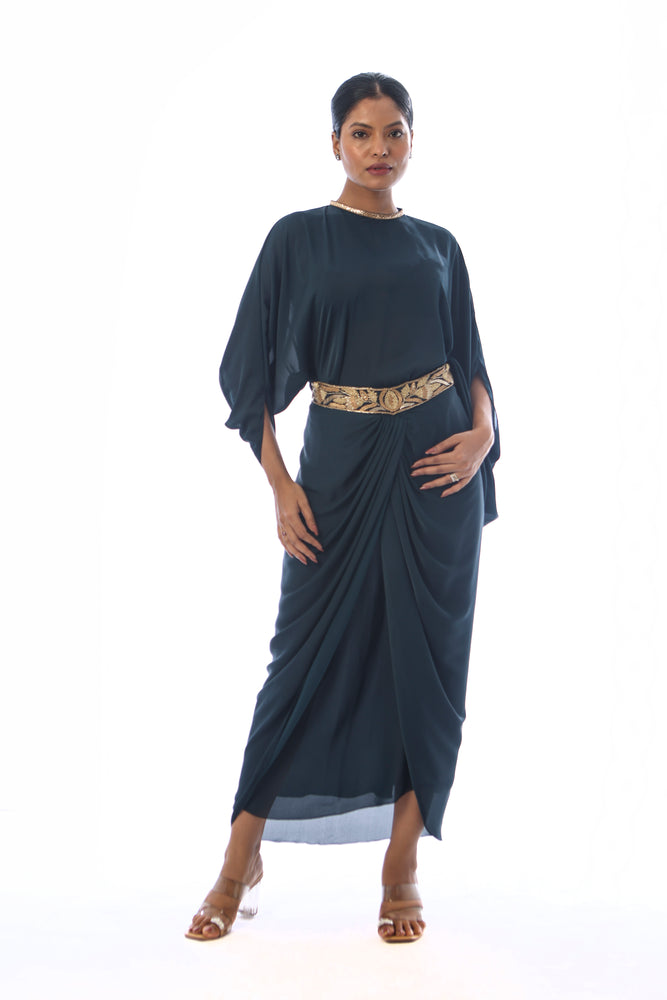 Drape Skirt Set