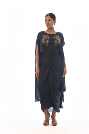 Spiral Embroidered Skirt Set