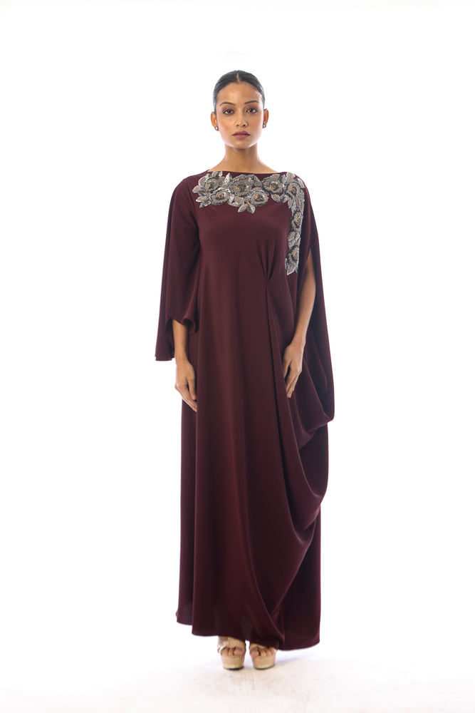 Oxidised Drape Dress