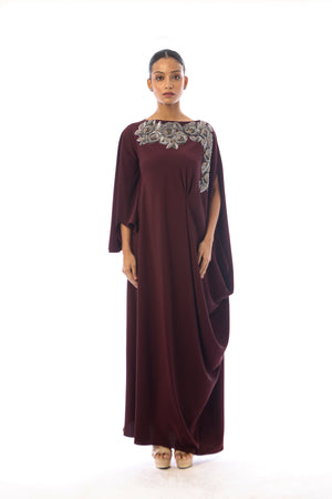 Oxidised Drape Dress