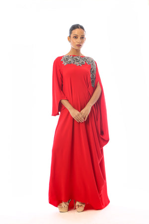 Oxidised Drape Dress