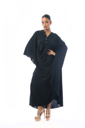 Kaftan Drape Dress