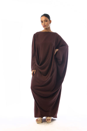 Cowl Drape Dress