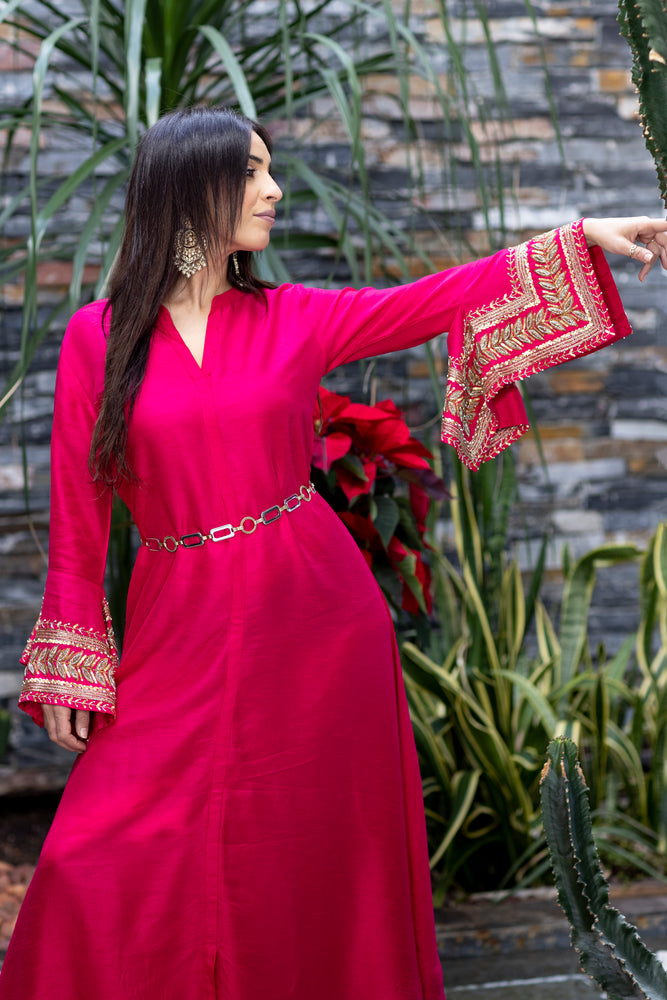Sleeve Embroidered Kurta