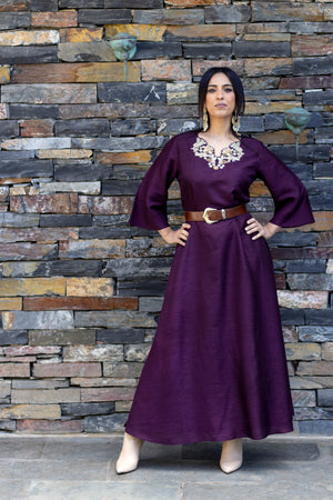 Neck & Back Embroidered Kurta