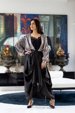 Embroidered Puff Sleeve Jacket