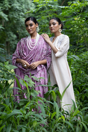 Yolk Embroidered Kurta