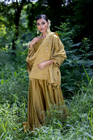 Zardozi Embroidered Dupatta Set