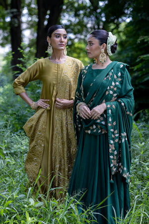 Zardozi Embroidered Dupatta Set