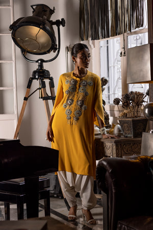 Floral Asymmetric Tunic