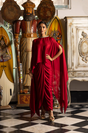 Cape Skirt Set