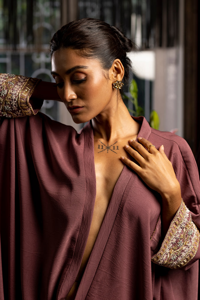 Oversized Embroidered Jacket