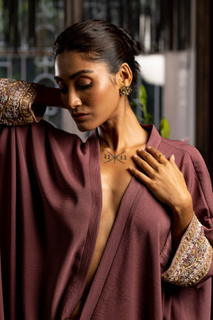 Oversized Embroidered Jacket