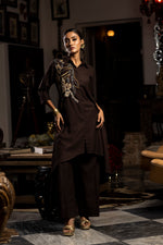 Embroidered Shirt Set